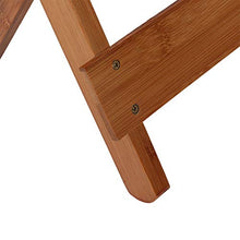 Kuuleyn Sgabello per Sedia Pieghevole in bambù Portatile per Doccia da Barba Poggiapiedi per Uso Domestico, all'aperto, Sedile per Sedia da Pesca, Piccolo Sgabello, Sgabello in Legno