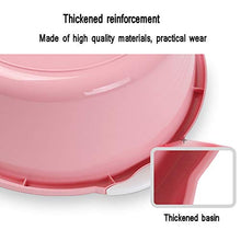 GYL Bacino Pieghevole XSJZ Lavabo in Plastica, 3 Pezzi Lavabo Imbottito in Plastica Biauricolare per Lavabo per Studenti Dormitorio (Color : M)