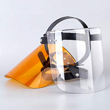 PRETYZOOM 3 Pezzi Visiera di Sicurezza Visiera Trasparente Visier Protettiva Anti Sputo Anti Splash Visiera Protezione Cappello Visiera