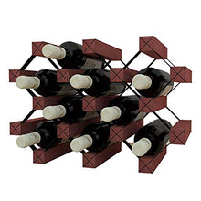 YWYW Portabottiglie per Vino in Grata in Legno massello Ornamenti per cremagliera per Vino da Bar per Vino da casa Ristorante (Dimensioni: 43 × 23 5 × 30 cm)