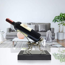 LHQ-HQ Bottiglia di Vino Wine Rack Rack Creativa Vino dell'Acciaio Inossidabile Rack Ant Wine Bottle Holder Ornamento di Cristallo di Vino Base Rack Decoration