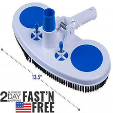 perfk Aspirapolvere per Piscina con Testina di Aspirazione per Strumento di Pulizia, Spazzola per Aspirapolvere per Fontana per Laghetto, Set per Skimmer per Piscina
