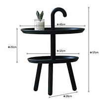JJJ Stabile Plastica Comodino Comodino Laterale Forma Semplice e Durevole e Pratico Moda (Color : F)