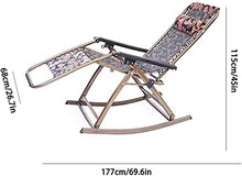 Comoda sedia a sdraio a dondolo con braccioli per rilassarsi e roccia in stile e comfort leggero telaio in acciaio e tessuto resistente alle intemperie.