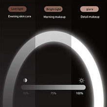 Specchio cosmetico a LED, luce di riempimento a led Specchio per il trucco Interruttore touch screen portatile Specchio da trucco intelligente per studentesse Dormitorio Camera da letto Desktop, adat