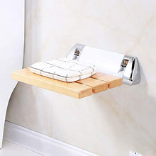 LXLAMP Sgabello Doccia Antiscivolo Regolabile in Altezza Sgabello for Doccia for Anziani in Legno di Teak Moderno Sedile Pieghevole for Doccia Panchina Rivestito Chiaro for La Protezione