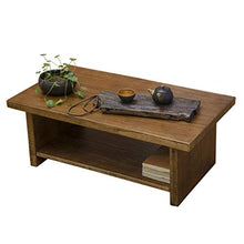 ADSE Tavolo da tè Tavolo in Legno massello con vetrata e Balcone Tavolino da Balcone Tavolino Tatami