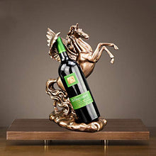Byrhgood Vivere Pegasus Bottiglia di Vino Rack, Resina Prodotti, delle Famiglie Ornamenti Creativo Decorazioni di 36 × 31 × 22CM