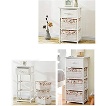 Comodino GCX- comodino moderno in legno massello con forte capacità di cuscinetto per camera da letto, studio, ecc moda, Legno, 36×28×42cm