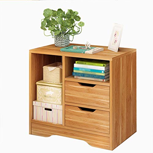 Comodino Pratico Tavolo di Studio Corridoio Doppio pompaggio Locker Bagno Solido della Famiglia di Legno Camera dell'Assemblea Addensare Soggiorno Multifunzione 49X31.5X48.5cm FANJIANI