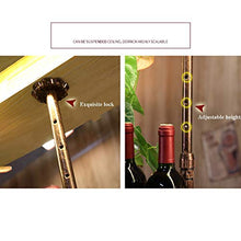 JHGJBJ Titolare vitivinicolo Europeo Ottone cremagliera Hanging bancone del Bar a casa armadietto del Vino di Vetro di Vino Upside Down Titolare Calice (Size : 80cmx28cm)