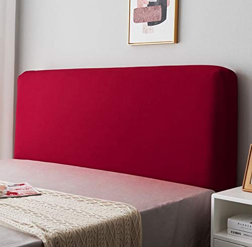 OOFAYWFD Copri-testiera del Letto Singolo/Matrimoniale in Velluto di Protettore Moderno Elasticizzato Copertura Antipolvere Elastico Fodera per Testiera Decorazione (Color : B, Size : 140-160cm)