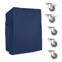 Blumfeldt Set Blumfeldt Hiddensee Divano Lounge Sofa da Giardino XL in con Copertura + Copertura (2 Posti, Poggiapiedi Estraibili, Tetto Regolabile, 2 Cuscini Imbottiti) Grigio