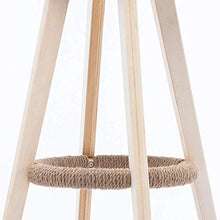 TYJIAJU Sedie Sgabello da bar retrò semplice Materiale in legno massello Cuscino di seduta girevole a 360 ° Bar Cafe Sgabello pratico Sgabello alto GHK/B/Uno.