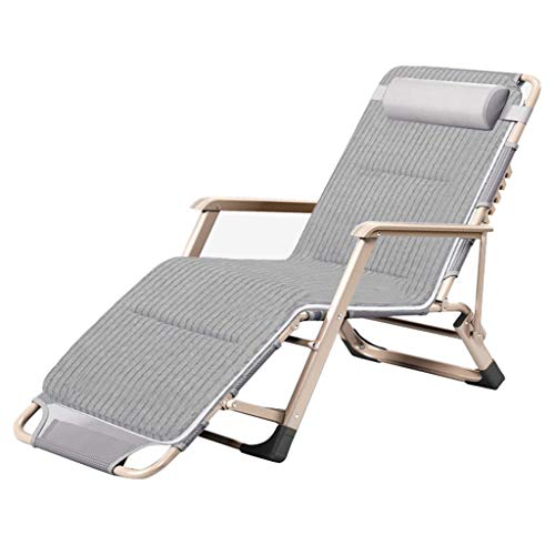 Sywlwxkq Sedia Relax da Ufficio in Balcone Lettini Prendisole Pieghevoli Sedie a Sdraio Sedia da Giardino reclinabile Sedie a gravità Zero Lettino Relax reclinabile Regolabile per Patio EST