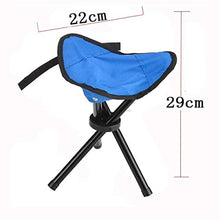 Binjor 1Pcs Sedia Pieghevole Tre Gambe da Campeggio Portatile Esterno Sgabello con treppiede Pratica Sgabello Pieghevole a 3 Gambe Guanti con Particelle di Silicone Antiscivolo