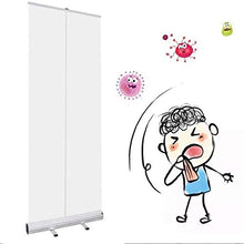 WAWB Schermo 80cm * 200cm di plastica Trasparente di Protezione igienica Protettiva Popup Roller Banner per luoghi pubblici