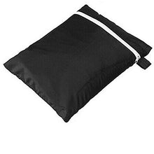 YINGY copertura per altalena da giardino a 3 posti, impermeabile, antivento, resistente ai raggi UV, tessuto Oxford 210D, ampia copertura per amaca da giardino con cerniera (220 x 125 x 170 cm), nero