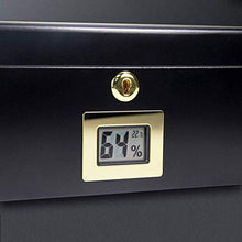 NIHAOA Accessori del Sigaro Corrosione Legno Cigar Box Desktop Humidor - Cigar Box Desktop Cedar Humidor Trasparente Glass Window buona Tenuta Buon apporto di umidità