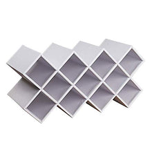 WEI-LUONG Wine Rack Legno - Pratico Decorazione Domestica Mestieri, Adatto for la casa, Bar, ECC, Bianco, 11 griglia Wine Rack