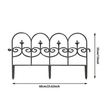 Biggystar Recinzione del Giardino più Nuovo di Stile retrò Paesaggio Ruggine Proof Plastic Decoration Garden Border Border Design con antigelo Fences Protective Fences Barriera Bordatura per Superior