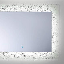 Beliani Specchio da Bagno a Parete Rettangolare con Illuminazione LED 60 x 80 cm Minot