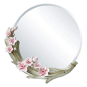 Bathroom mirror Specchio da Bagno in Stile Europeo, Specchio da toeletta, Specchio cosmetico Decorativo, Specchio Rotondo, Specchio a Parete, Specchio da Bagno