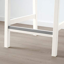 Sgabello bar EKEDALEN con schienale 45x51x114 cm bianco/Orrsta grigio chiaro