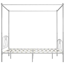 BIGTO - Struttura per letto a baldacchino, in metallo, per camera da letto, stile bianco, 180 x 200 cm