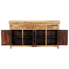 FAMIROSA Credenza con 4 Cassetti 160x40x85 cm Legno Massello di Mango