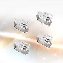CLISPEED 4 Pezzi Clip per Tovaglia Decorativo in Acciaio Inox Copriletto Morsetto Supporto Clip per Tavolo da Picnic Flessibile Ideale per Picnic Tendoni Matrimoni Festa di Laurea