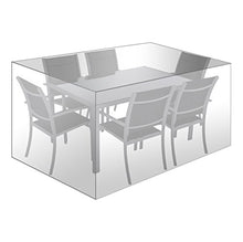WOLTU GZ1194tp Coperture per Tavoli Sedie Mobili da Giardino Telo di Copertura Protezione Cover PE 242x162x100 cm