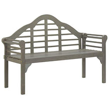 vidaXL Panchina da Giardino Cuscino 135 cm Massello d'Acacia Grigio