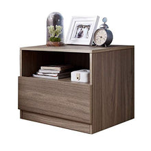 RCLD Comodini Armadietto in Noce Toilette Immagazzinamento Soggiorno Pompa Pompa Pannello a Base di Legno (Color : Brown, Size : 51 * 39 * 41cm)