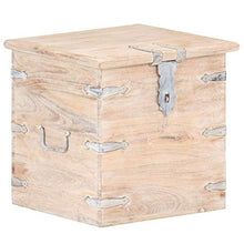 Tidyard Cassa Legno 40x40x40 cm in Legno Massello di Acacia