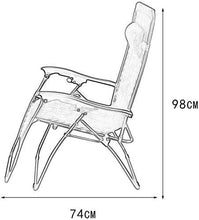 FAGavin. Zero Gravity Sedie A Sdraio Sedie Sdraio Reclinabili for Il Tempo Libero Sedia Beach Patio Giardino Esterna di Campeggio Piazza Pieghevole Siesta Sedia Sedia A Sdraio
