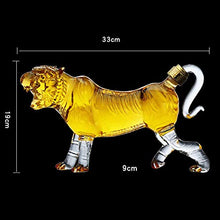 JTYX Botte in Ceramica, Legno, Bottiglia di Vino, Liquore di Tigre, Vino Rosso, Vino Rosso, Vino Medicinale, Bottiglia di Vetro Vuota, Zodiaco Animale, Bottiglia di Vino Artigianale