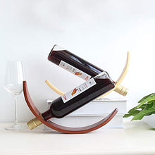 Buy and buy at Brandon Creative Wooden Semi-Circle Wine Rack Gravity Wine Rack Decoration Oblique Insert Restaurant Wine Cabinet Decoration Home Display StandLightA