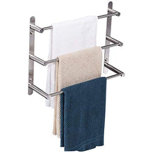 GAOZHEN Portasciugamani Portasciugamani a 3 Livelli Portasciugamani da Bagno 304 Finitura Spazzolata Portasciugamani a Muro in Acciaio Inox Portasciugamani da 60 cm per Cucina Bagno Toilette Hotel U