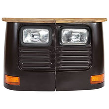 vidaXL Legno Massello di Mango Credenza Camion Grigio Scuro Armadietto Madia