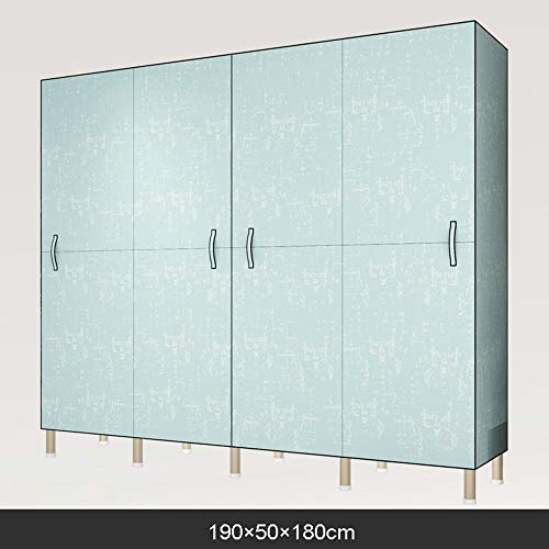 wardrobe Armadio Combinato, Armadio Doppio Contenitore Aperto A Casa, Armadio Pieghevole in Tessuto