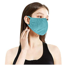PanStro Maschera Antipolvere Che Copre Il Viso Uomo e Donna in Cotone Lavabile Tinta Unita Protezione Solare