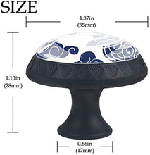 Blue Cloud Pomelli per Porta Set di 4 Pomelli per Mobili Manopole per Cassetti Cucina Armadio Vetro
