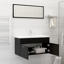 vidaXL Set Mobili da Bagno 2 pz Rovere Sonoma in Truciolato