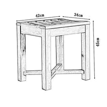 Accessori da bagno - Bagno impermeabile antiscivolo Stabile Sicurezza Comfort Bath Chair cambiare le scarpe Sgabello anziani / disabili / incinta di legno solido superficie curva presidente Max.250kg