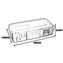 Minmin Cigar Box di plastica sigillato a Tenuta di Spugna Fodera Portatile Humidor Cigar Box, 220x130x52mm Accessori del Sigaro (Size : 220x130x52mm)