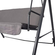 Unbekannt Sparmeile Hollywood - Dondolo a 3 posti, ca. 170 x 110 x 152 cm, Colore: Grigio