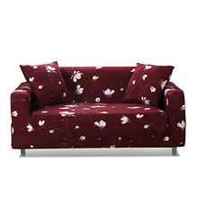 VanderHOME Copridivano Elasticizzato Serie di Fiori e Foglie 3 posti Fodera per Divano, Magnolia-R