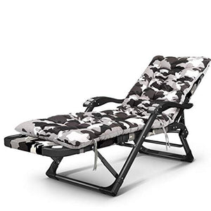 FACAZ Lettino Prendisole da Giardino Pieghevole Sedia Relax, con Cuscino Cuscino reclinabile Regolabile Schienale Estivo Patio Letto Resto Pieghevole Piatto Coperta Esterna Sedia a Sdraio