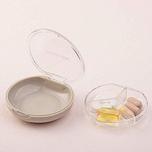 BGSFF Portapillole, Portapillole, Portapillole, Portapillole, Dispenser portapillole, Scomparto Portapillole Portatile Scatola per vitamine Divisa Porta medicinali per Uso Quotidiano e i